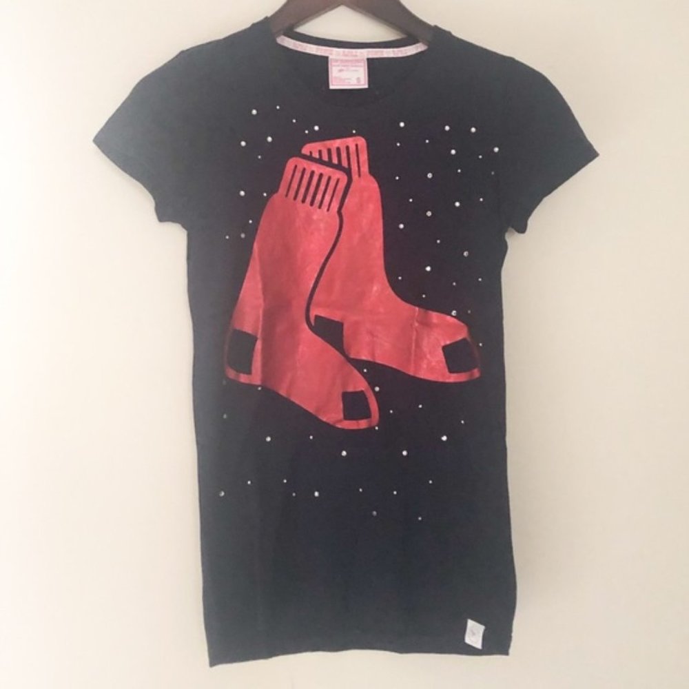 PINK Victoria's Secret Boston Red Sox Bling Tee